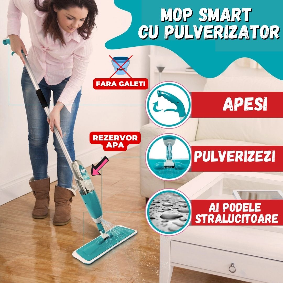 MOP SMART CU PULVERIZATOR